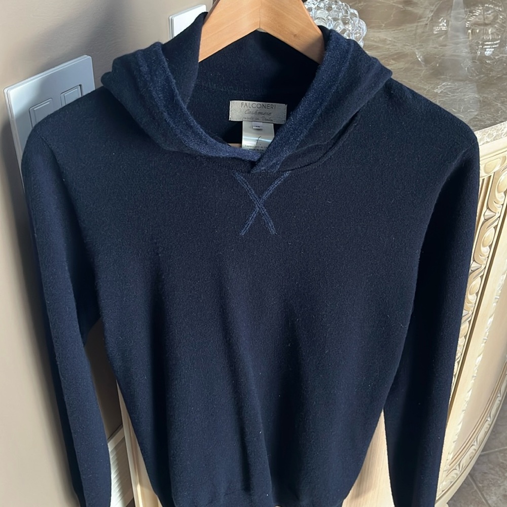 Never worn blue Falconeri cashmere pullover.
